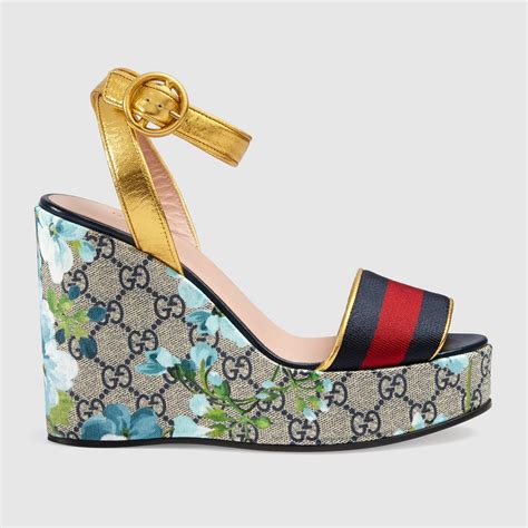 gucci wedge sandals on sale|wedge gucci sandals women.